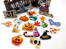 22pcs cute Halloween stickers for phone car Label Decorative Stationery Stickers Scrapbooking DIY Diary Album toy Sticker 2024 - buy cheap