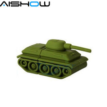 Green mini Tanks USB Flash 2.0 Memory Drive Stick Pen/Thumb/Car Wholesale 4GB-64GB 2024 - buy cheap