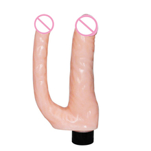 Consolador doble sexo mujer productos de juguetes para sexo lésbico juguetes eróticos adultos juguetes sexuales doble vibrador Dildo en forma de pene Miembro grande Sexshop O3 2024 - compra barato