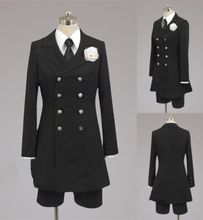 Black Butler Kuroshitsuji Ciel Phantomhive Funerals Uniform Made Cosplay Costume Free Shipping 2024 - buy cheap
