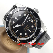 41mm no logo men's watch black dial black Bezel sapphire glass Automatic Movement watch-CA38 2024 - buy cheap