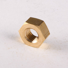 40PCS Cheap Copper Nut hex Nuts Brass Nuts M3 DIN934 2024 - buy cheap
