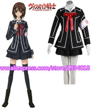 Vampire Knight Cosplay Costume Yuki Cross Black Womens Dress uniform 2024 - buy cheap