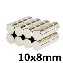 10pcs 10 x 8mm N35 Mini Super Strong Rare Earth Fridge Permanet Magnet Small Round Neodymium Magnet 10*8mm 2024 - buy cheap