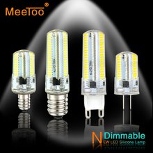 LED Lamp G9 G8 G4 LED Bulb Candle Light E14 E12 E11 E17 220V 110V Spotlight 64/152 LEDs Dimmable Corn Light Bulbs For Chandelier 2024 - buy cheap