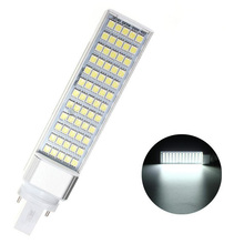5pcs/lot Horizontal Plug Lamp LED Bulb 12W 5050 SMD 60 LED G24 G23 E27 Corn Light Lamp Warm White AC85V-265V Side lighting 2024 - buy cheap