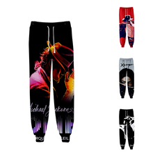 3d женские штаны для бега, модные, классные, хип-хоп, мужские, женские, Майкл М. Джексон, танец, повседневные Длинные свободные брюки, 3D, штаны для фитнеса, спортивные штаны 2024 - купить недорого