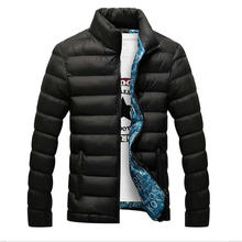 2021 Otoño e Invierno chaqueta hombres chaqueta de 2021 de moda Collar hombre Parka Chaqueta Hombre sólido grueso chaquetas y abrigos chaquetas y cazadoras hombre invierno Parkas 2024 - compra barato