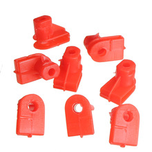 10Pcs/set Red For Opel For Vauxhall Bumper Clips Wing Mounting Grommet Nuts Screws Plastic 2024 - buy cheap