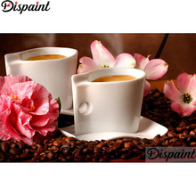 Dispaint Full Square/Round Drill 5D DIY Diamond Painting "Coffee landscape" 3D Embroidery Cross Stitch Home Decor Gift A11975 2024 - buy cheap