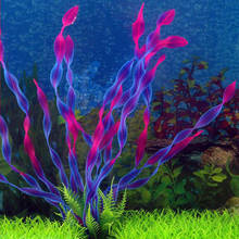 35cm Underwater Artificial Aquatic Plant Ornaments Aquarium Plants Water Grass Plant Fish Tank Plastic Decoration 2024 - buy cheap