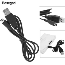 Besegad-Cable de carga USB para Nintendo 3DS DSi XL LL 3dsll 3DSXL, accesorios de consola, 1M 2024 - compra barato