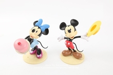 Disney boneco do mickey mouse, mickey minnie 13cm, figura de ação decorativa para crianças, presente de brinquedo, coleção de bonecos 2024 - compre barato