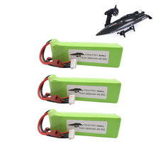 Batería Lipo de 2800mah y 14,8 V para 4s a control remoto, 14,8 V, 30C, 803496-4s, para FT010, FT011, barco, Helicóptero, Avión, coche, Quadcopter, 3 uds. 2024 - compra barato