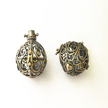 28MMX33MM Antique Bronze  hollow Out (Copper) Box Pendant Necklace Pendant Mini Connector Charm 2Pcs/Lot 2024 - buy cheap