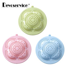 New Silicone Kitchen Bathroom Sink Strainers Filter Colorful Cleaner Sewer Drain Hair Colanders Preventor Clogging Cover Stopper 2024 - buy cheap