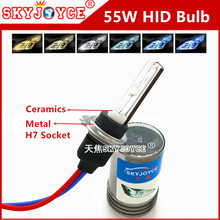Car External Light SKYJOYCE AC 55W H7 metal base H3 3000K ceramic H11 5000K 10000K 8000K 6000K 9005 9006 880 H1 4300K hid bulb 2024 - buy cheap