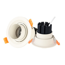 Foco ajustable COB empotrado, luz descendente LED antideslumbrante, 5W/7W/10W/12W/15W/20W/30W, AC85-265V 2024 - compra barato