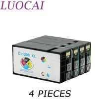 4 pieces LuoCai Compatible Ink Cartridges For Canon PGI-1200 PGI1200 pgi-1200 pgi1200 MAXIFY MB2020 MB2320 Printers 2024 - buy cheap