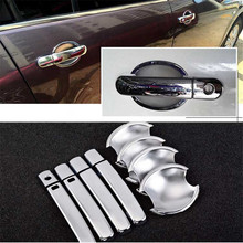 Non-Rusty Chrome Door Handle Bowl Cover Cup Overlay Trim For Nissan Tiida 2024 - buy cheap