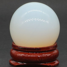 Buen Opalite Bola de piedra cuarzo Mineral esfera mano masaje bola de cristal para sanación Feng Shui decoración de 30mm 2024 - compra barato