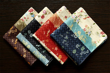 Качественный мягкий Карманный платок из крепированного шелка для мужчин и женщин, дизайн с хризантемами, винтажный Карманный квадрат, лучший подарок для друга 2024 - купить недорого
