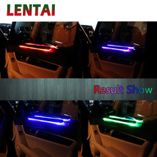 LENTAI-Luz LED solar para ventana de coche, lámpara de atmósfera para VW, Polo, Jetta, Toyota, Corolla, Mercedes Benz W203, W204, Saab, Renault, 1 ud. 2024 - compra barato