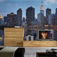 beibehang Manhattan 3d papel de paede Sofa living room TV background photo wallpaper Wallpaper City Dinner 3d mural wallpaper 2024 - buy cheap