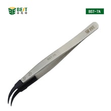 BST-7A Heat Resistant anti-static precision Stainless Steel industrial Tweezers with Replaceable Pointed Tip repair Tools 2024 - buy cheap