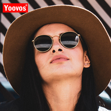 Yoovas óculos de sol vintage unissex 2021, óculos degradê, lentes espelhadas estilo oceano, proteção uv400 2024 - compre barato