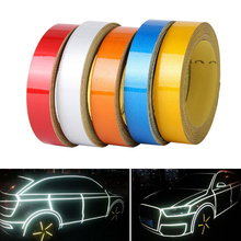 Car-styling Night Magic Reflective Tape 1cm*5m Automotive Body Motorcycle Decoration Car Sticker 2024 - buy cheap