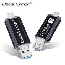DataRunner High Speed Type C USB Flash Drive 128GB OTG Pen Drive 256GB 64GB 32GB 16GB Pendrive USB Stick 3.0 Memory Stick 2024 - buy cheap