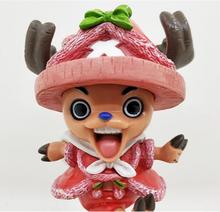 NEW hot 16cm One Piece Tony Tony Chopper Christmas dress up Action figure toys doll Christmas gift with box 2024 - buy cheap