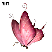 YJZT  12.8CM*15.8CM Cartoon Dreamy Butterfly  PVC Motorcycle Car Sticker 11-00657 2024 - buy cheap