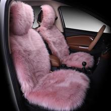 5 assentos australiano puro natural lã capa de assento para o assento traseiro, 12 cores inverno coxim do carro, veículo traseiro capa wscr01 2024 - compre barato