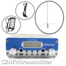 FMUSER Φ V1.0 FM stereo PLL широковещательный передатчик + 1/2wave gp антенна + адаптер питания + аудиокабель 87,5-108 МГц 2024 - купить недорого
