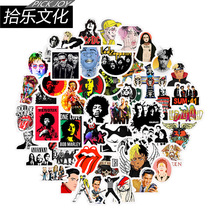 50PCS Rock Sticker Music Retro Band Graffiti JDM Stickers to DIY Guitar Motorcycle Laptop Luggage Skateboard Car Snowboard 2024 - buy cheap