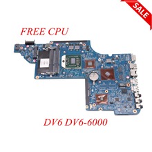 NOKOTION 640453-001 Laptop Motherboard For HP Pavilion DV6 DV6-6000 series HD4200 HD 6470M DDDR3 FREE CPU 2024 - buy cheap