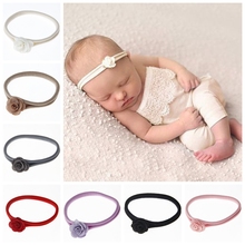Diadema de nailon elástica para bebé y niño pequeño, accesorios para el cabello, Mini rosa de 12 colores, regalo de Navidad 2024 - compra barato