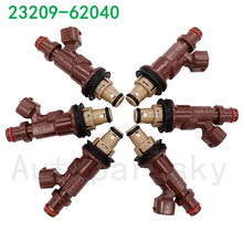 6PCS New Fuel Injector Nozzle 23250-62040 23209-62040 For Toyota Tacoma Tundra 4Runner 3.4L V6 2325062040 2320962040 2024 - buy cheap