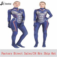 Kids Women Ant Wasp Cosplay Costume Spandex Lycra Full Set Bodysuit  Jumpsuits  Ant Wasp Halloween Costumes 2024 - buy cheap
