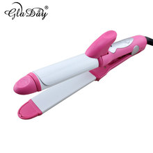 2 in 1 Mini Hair Curler Roller 25mm Ceramic Hair Rod Stick Thermostat Wand Curling Iron Roller Tongs Styling Tools 2024 - buy cheap