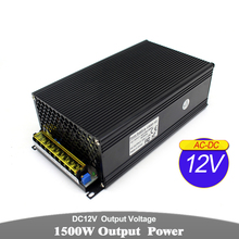 12 Volt Power Supply Switching 12V 125A 1500W Led Driver Transformer 100-240V AC-DC SMPS For Strip Light CCTV Monitor 2024 - buy cheap