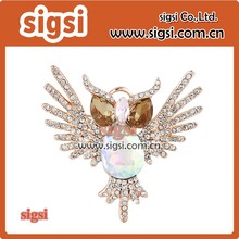 popular owl with wing brooch new crystal rhinestone brooch and pins 2024 - buy cheap