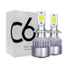Elglux светодиодсветодиодный лампы для передсветильник Фар H4 COB 72 Вт 3000 лм 6000 К золотого цвета к Автомобильные фары светодиодный Противотуманные фары 12 в 24 В 2024 - купить недорого