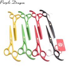 5.5" 16cm Stainless Purple Dragon Barber Scissors Thinning Scissors Cutting Shears Styling Tool Professional Hair Scissors Z1023 2024 - buy cheap