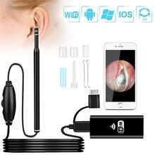 Wireless WiFi 5.5mm Ear Endoscope Video HD 720P Medical Safety Waterproof Camera IPhone Android Otoscopes Endoscopy and Windows 2024 - buy cheap