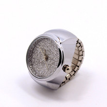 Relógio analógico feminino quartz, relógio de pulso de aço inoxidável com símbolo de dedo, visor analógico para mulheres, 2018 2024 - compre barato