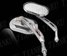 Chrome Motorcycle Rearview Mirrors For Suzuki Boulevard C50 Volusia 800 C90 M109R C109 Marauder 800 M50 Intruder LC1500 Cruisers 2024 - buy cheap