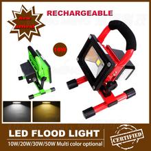 10W Cordless LED Flood Light Portable Rechargeable 110V 220V outdoor LED Floodlight camping emergency reflector spotlight 2024 - buy cheap